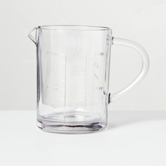 Hearth & Hand Magnolia 16oz (2cup) Embossed Glass Measuring Cup - Picture 9 of 10